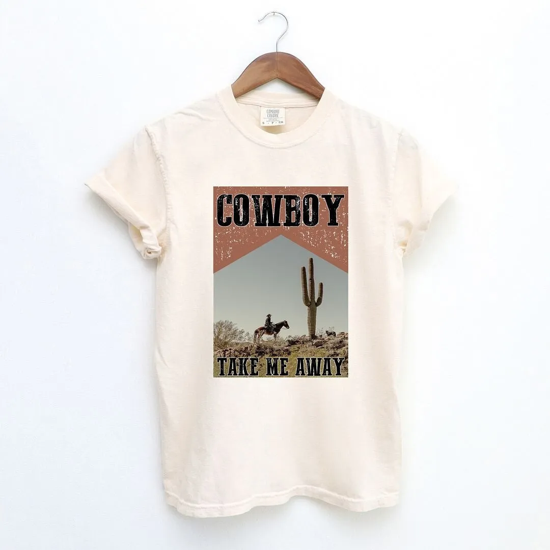 Cowboy Take Me Away Desert Garment Dyed Tee sold by Zulily product image thumbnail 4