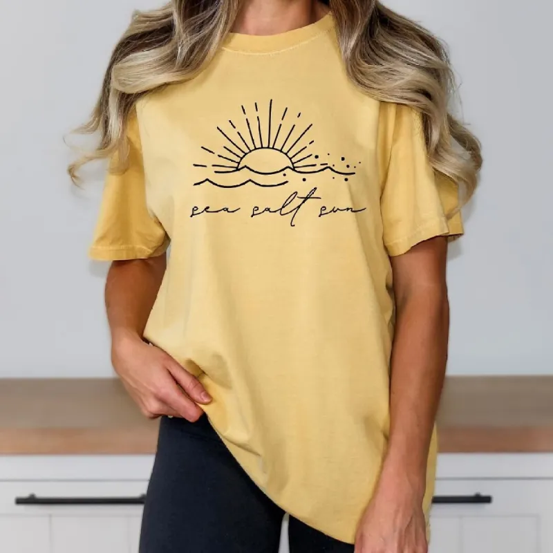 Sea Salt Sun Garment Dyed Tee sold by Zulily