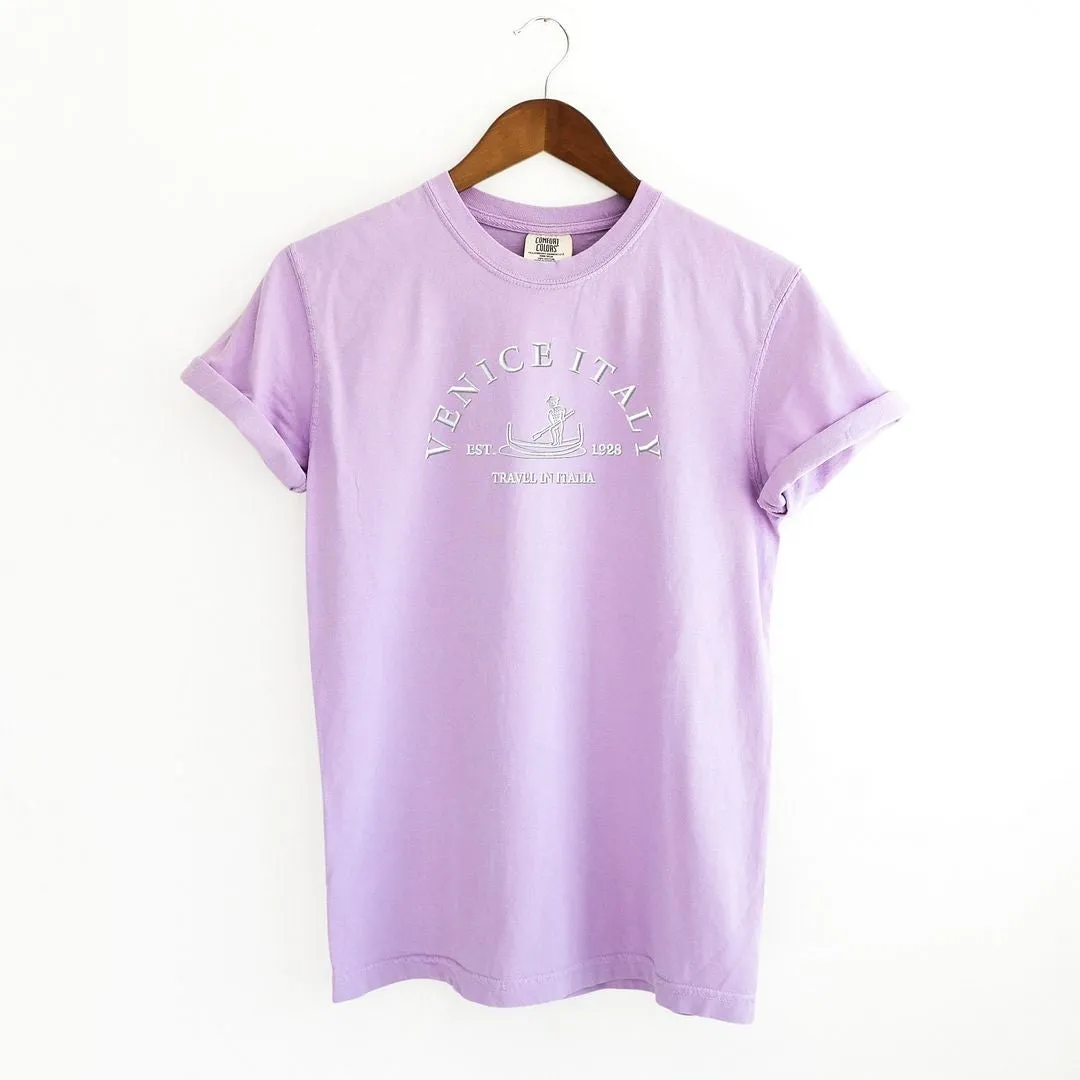Embroidered Venice Italy Garment Dyed Tee sold by Zulily product image thumbnail 5