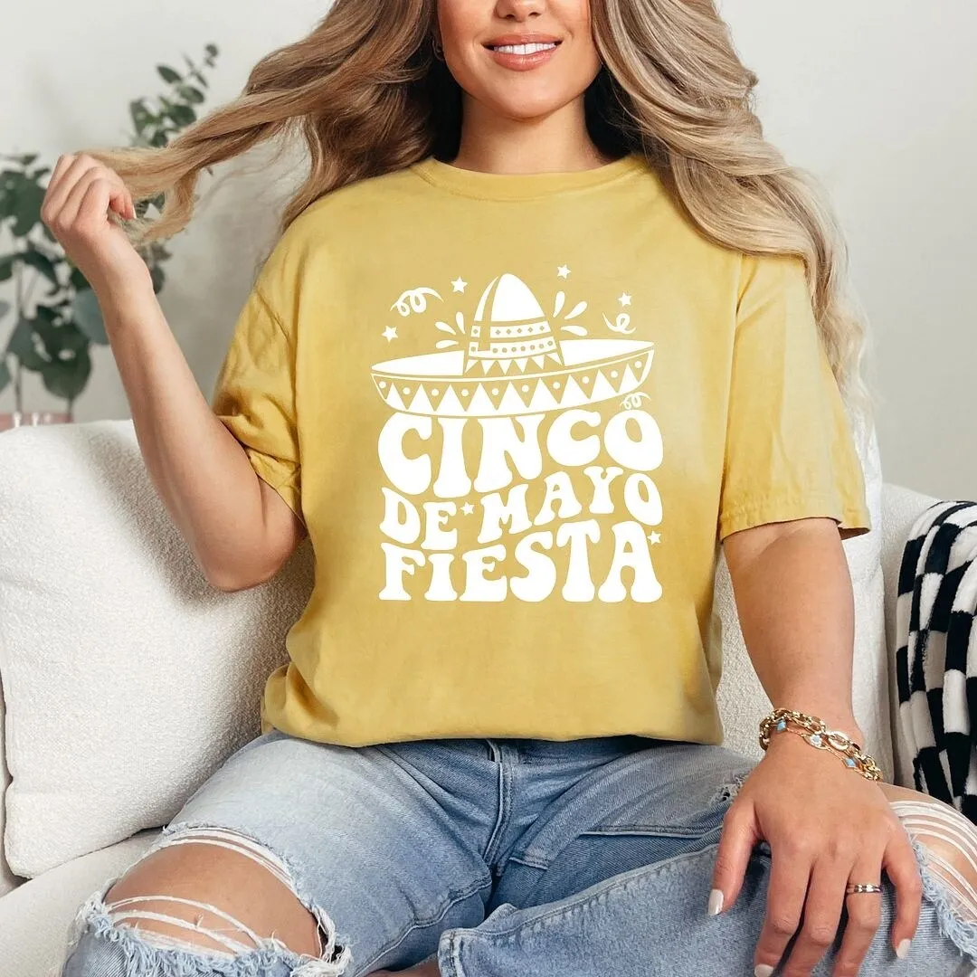 Cinco De Mayo Fiesta Garment Dyed Tee sold by Zulily product image thumbnail 3