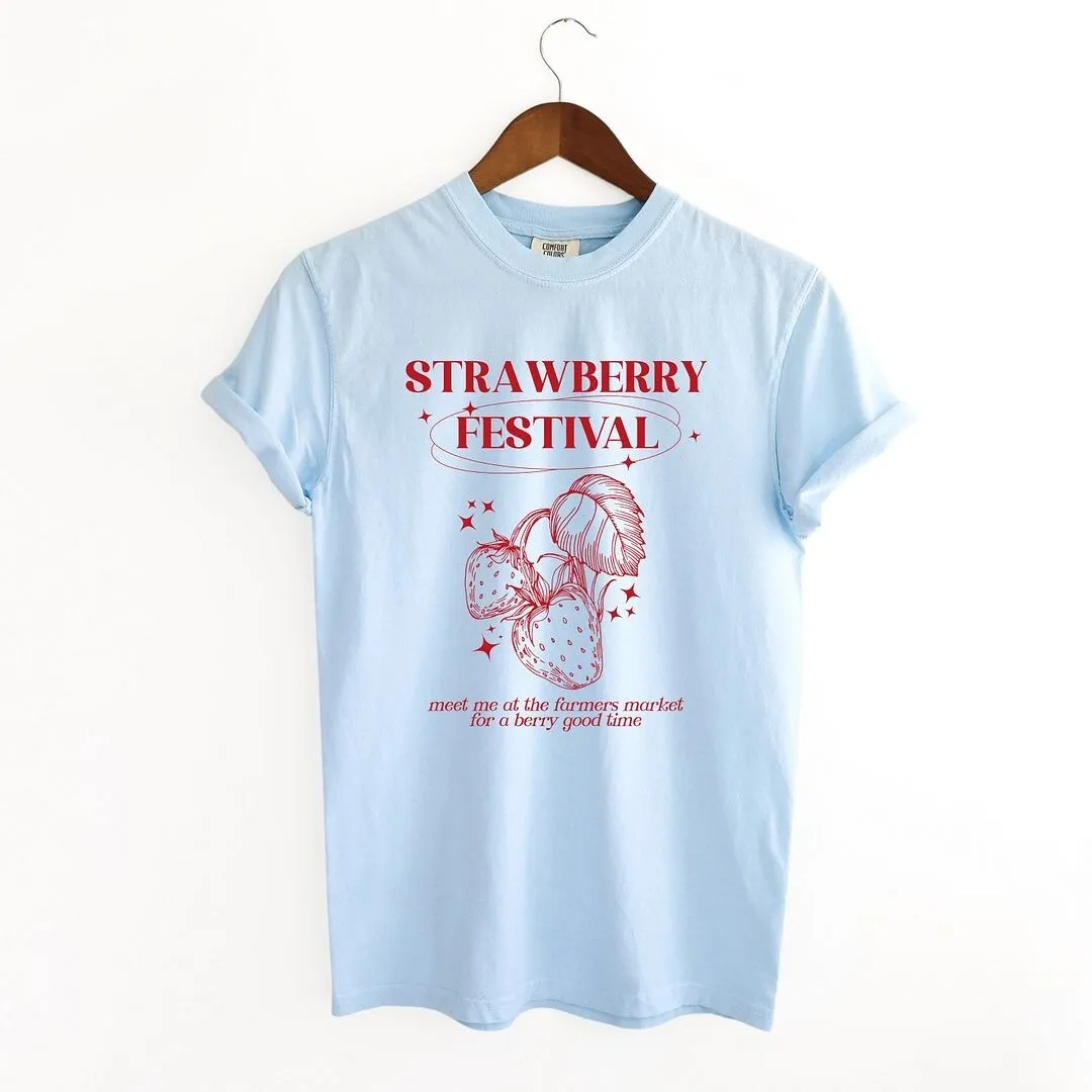 Strawberry Festival Garment Dyed Tee sold by Zulily product image thumbnail 3