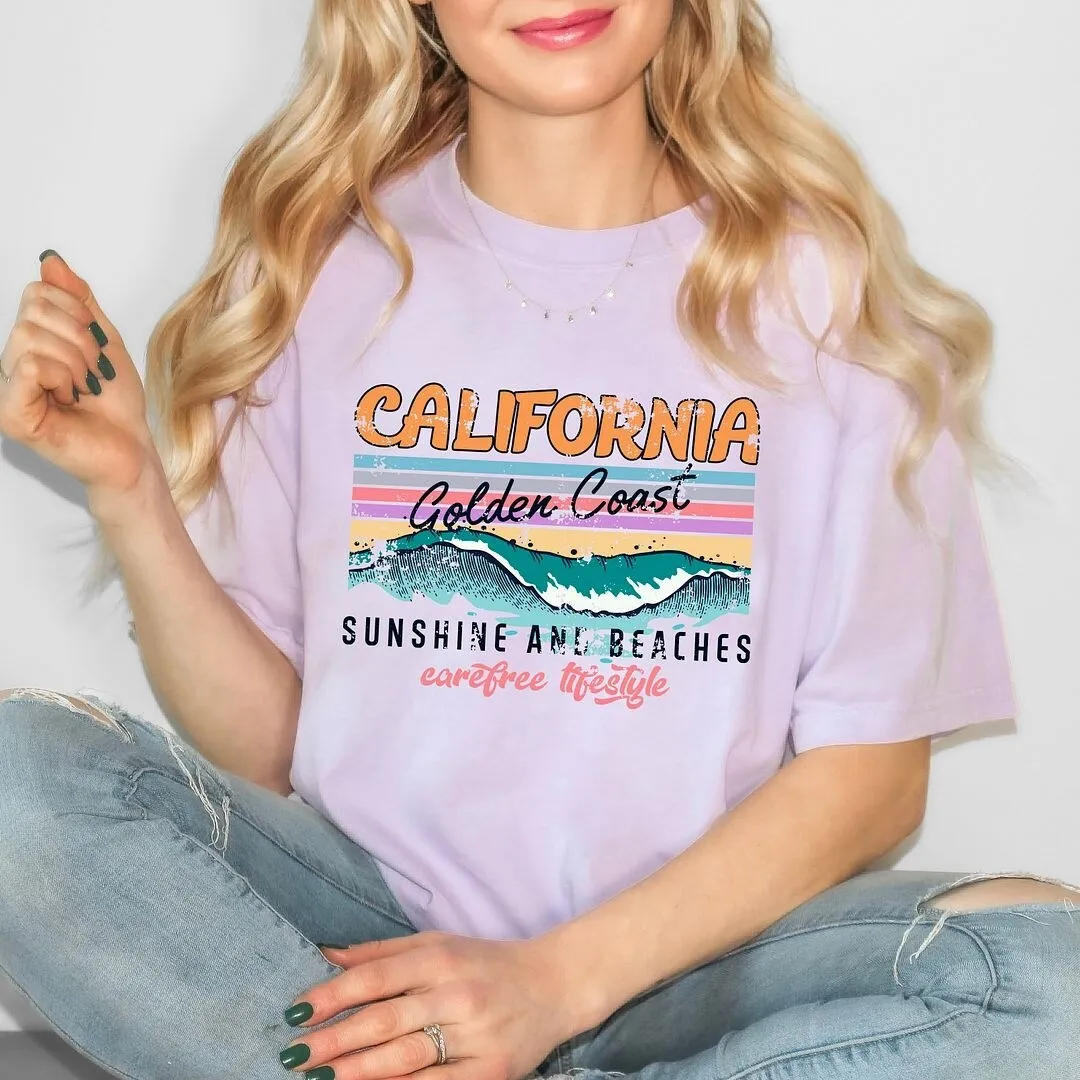 California Golden Coast Garment Dyed Tee sold by Zulily product image thumbnail 2
