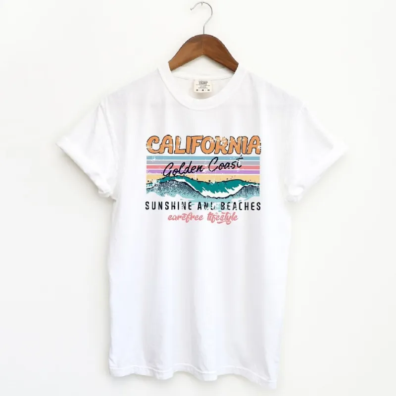 California Golden Coast Garment Dyed Tee sold by Zulily