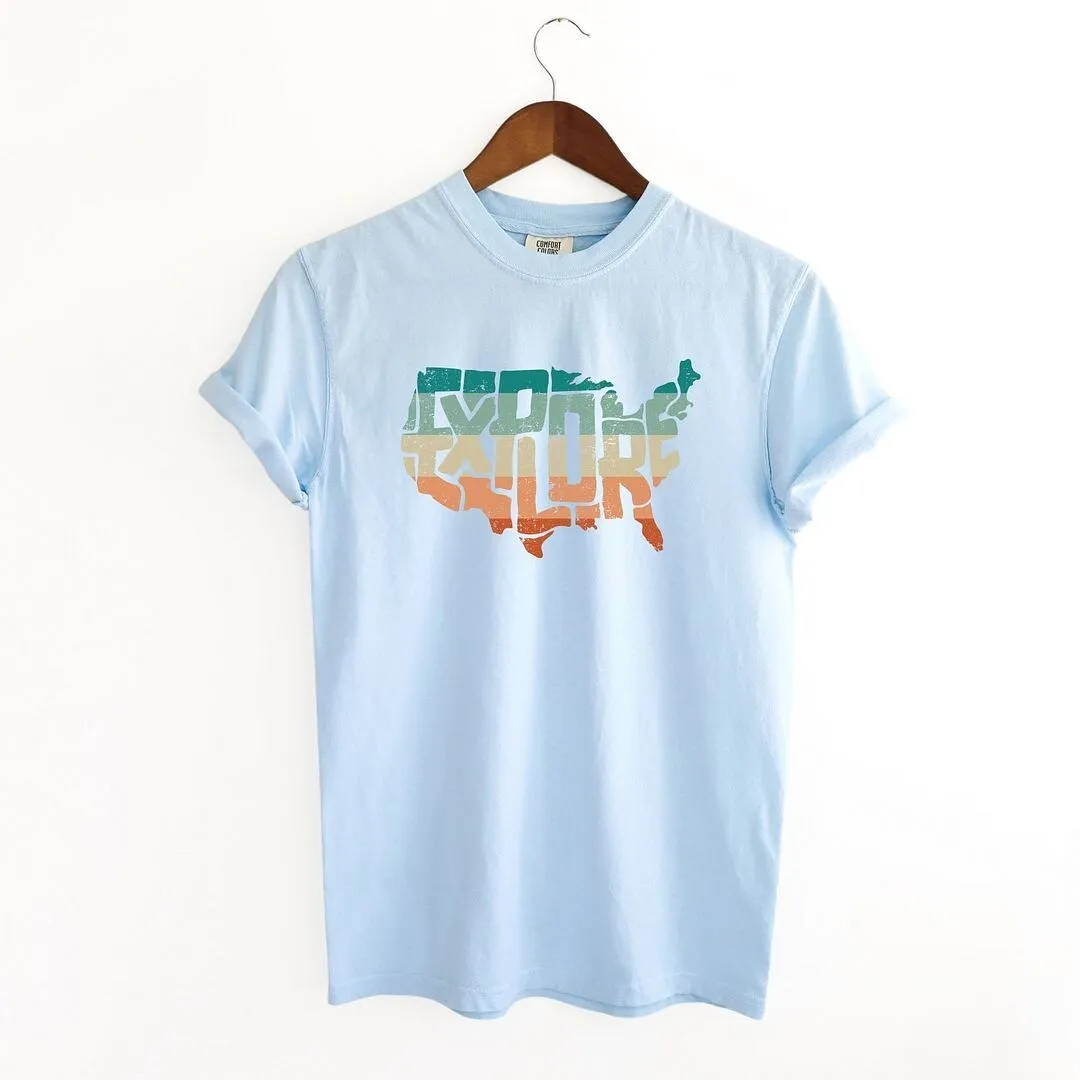 Explore America Map Garment Dyed Tee sold by Zulily product image thumbnail 4