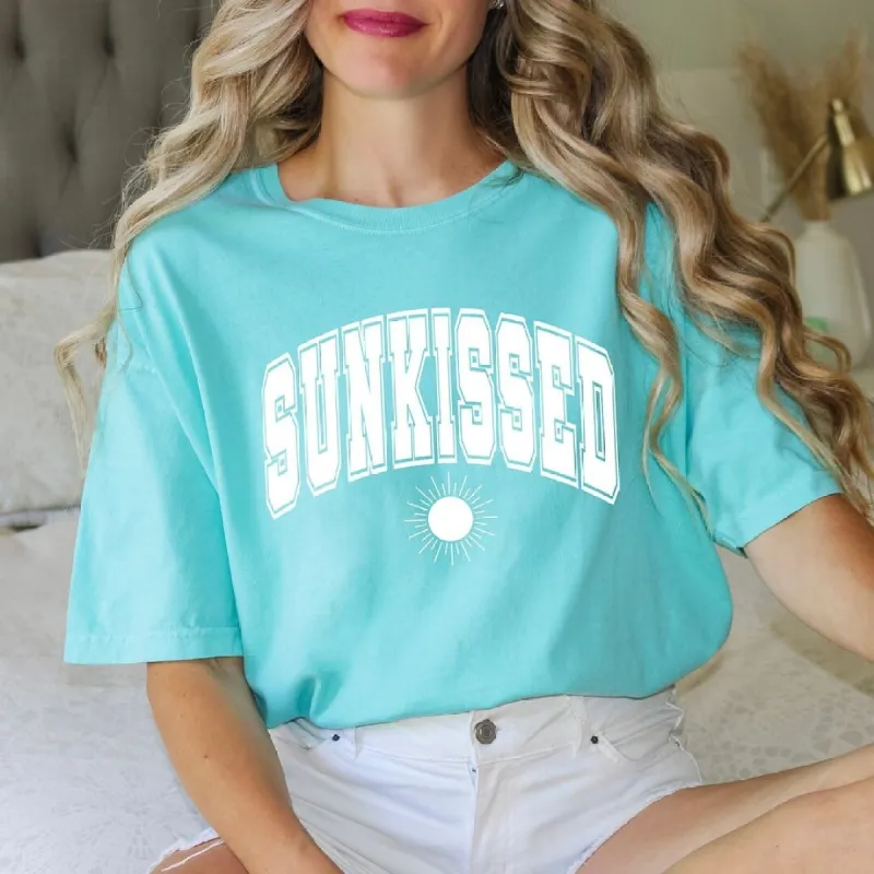 Sunkissed Varsity Sun Garment Dyed Tee sold by Zulily