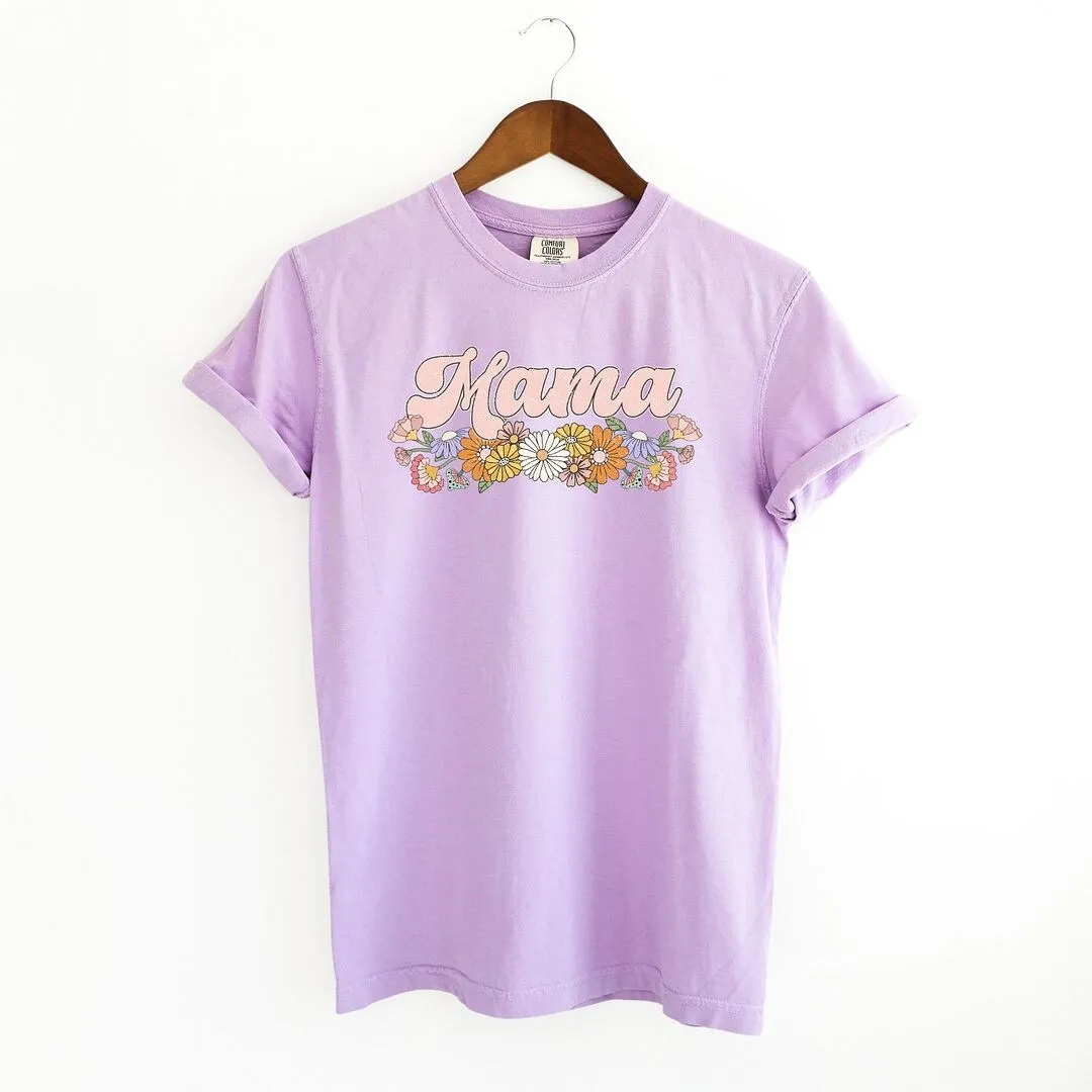Mama Flowers Grunge Garment Dyed Tee sold by Zulily product image thumbnail 4