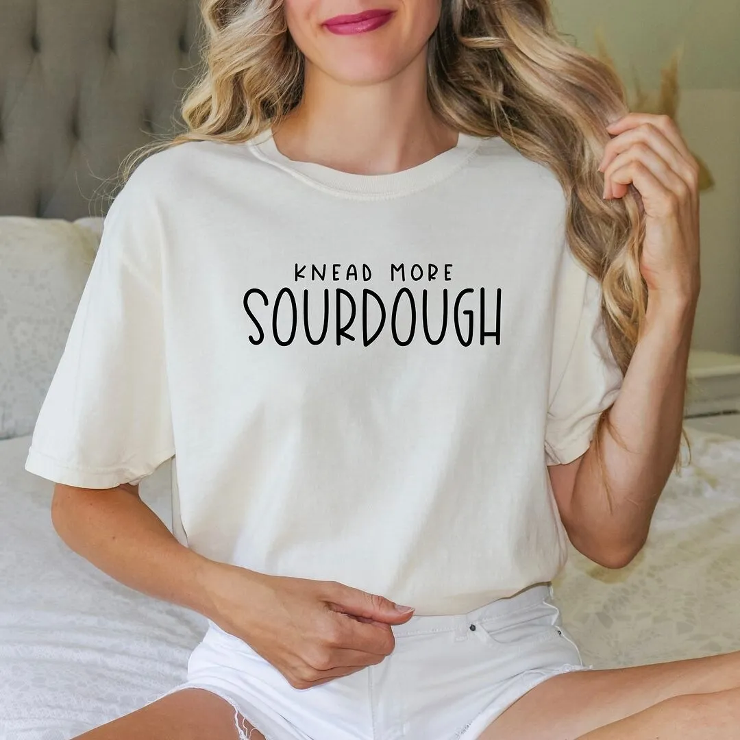 Knead More Sourdough Garment Dyed Tee sold by Zulily product image thumbnail 4