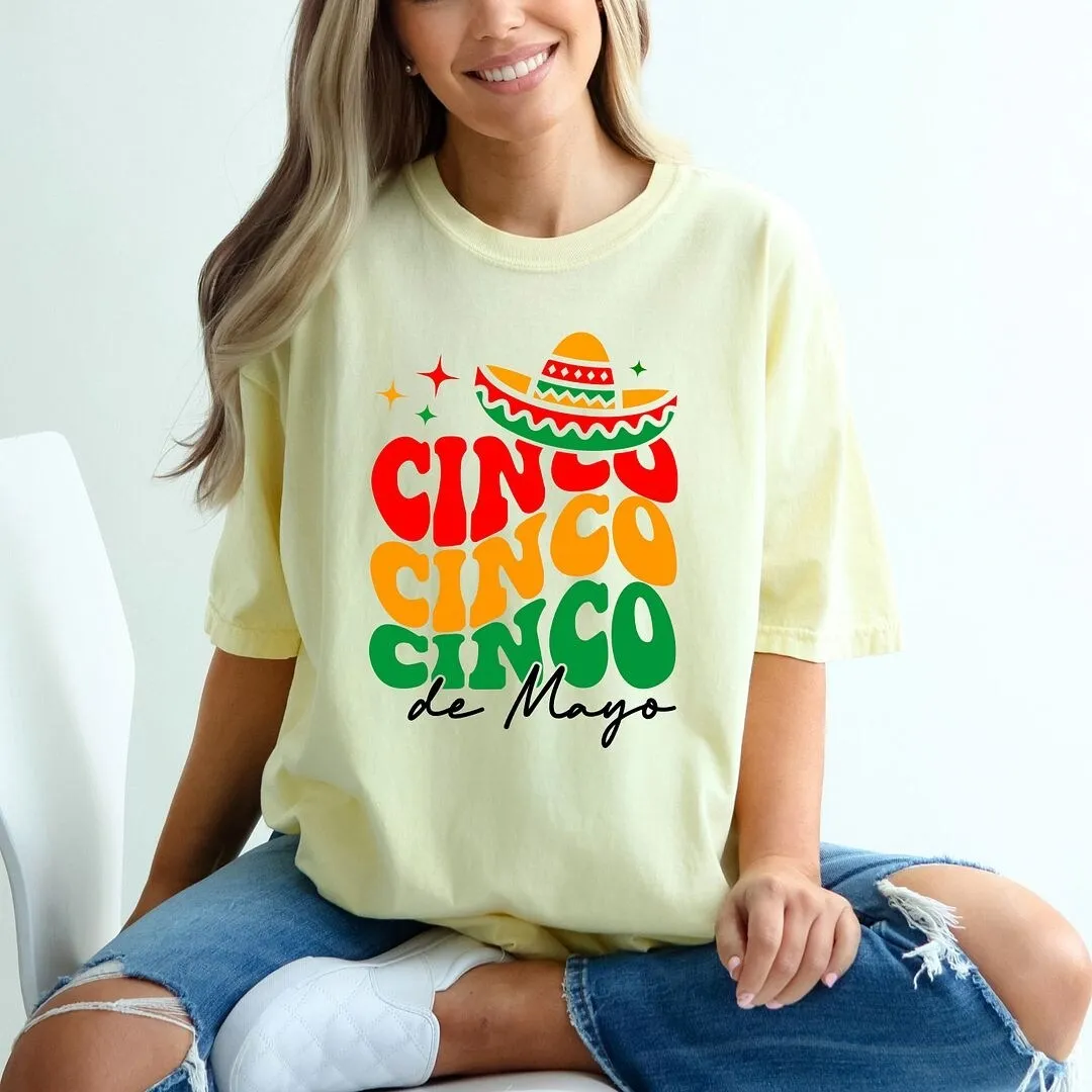 Cinco De Mayo Stacked Garment Dyed Tee sold by Zulily product image thumbnail 3