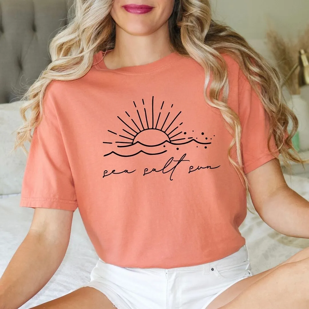 Sea Salt Sun Garment Dyed Tee sold by Zulily