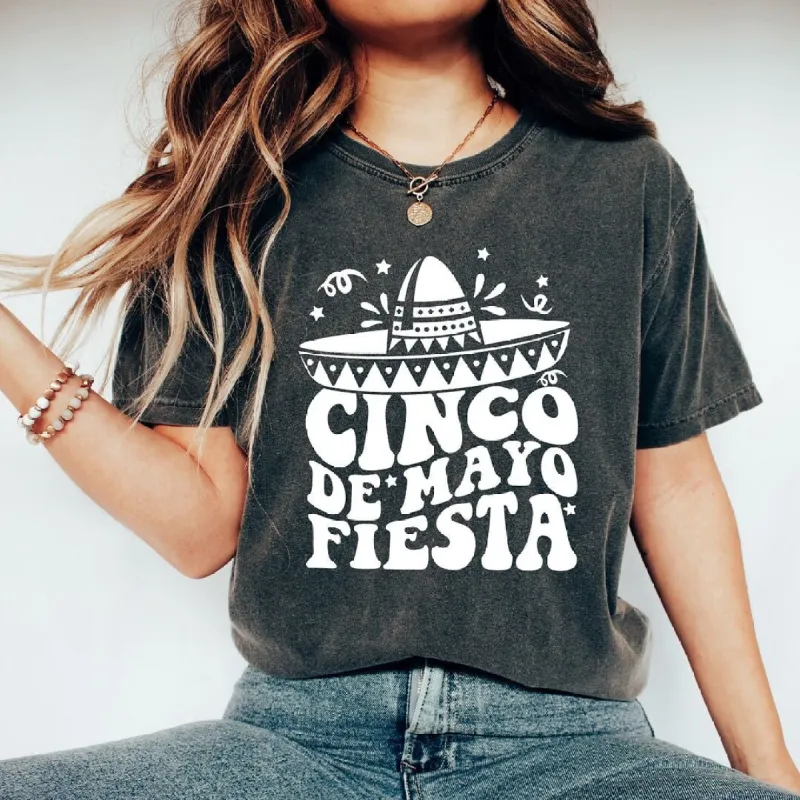 Cinco De Mayo Fiesta Garment Dyed Tee sold by Zulily
