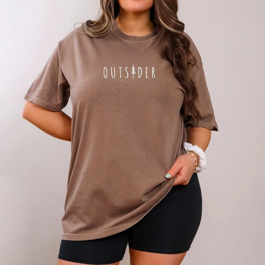 Embroidered Outsider Tree Garment Dyed Tee sold by Zulily product image thumbnail 3