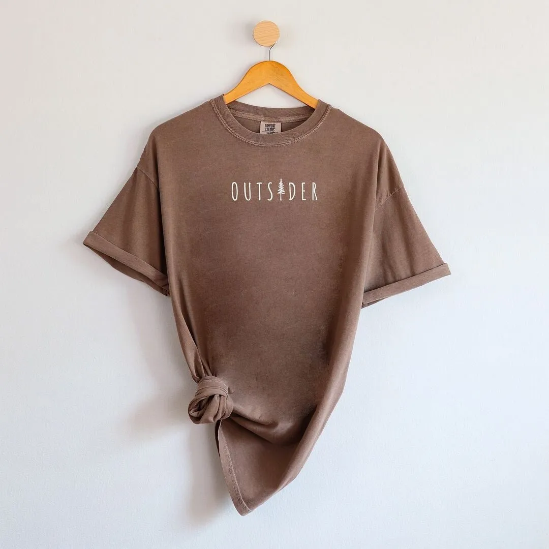 Embroidered Outsider Tree Garment Dyed Tee sold by Zulily product image thumbnail 4