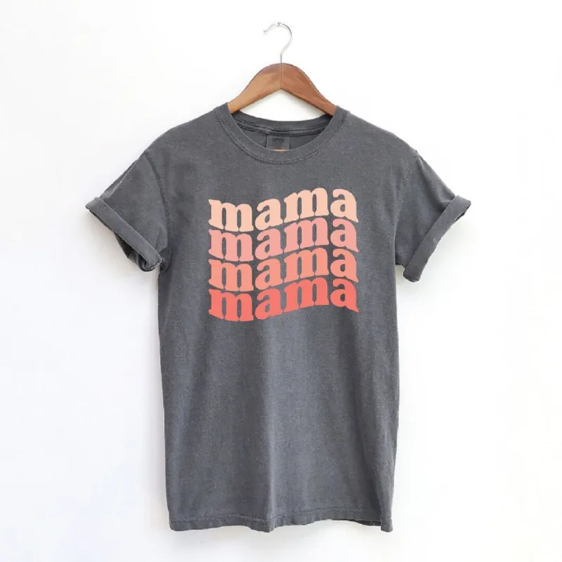 Retro Mama Wave Garment Dyed Tee sold by Zulily
