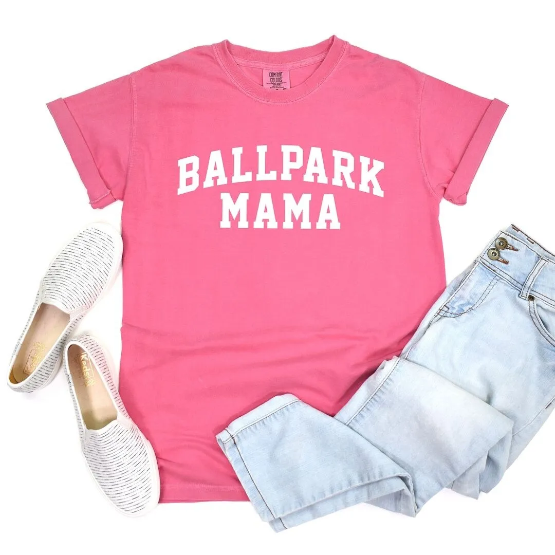 Varsity Ballpark Mama Garment Dyed Tee sold by Zulily product image thumbnail 3