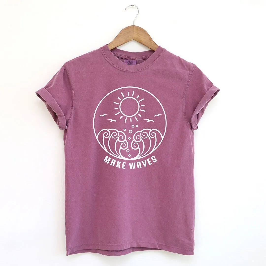 Make Waves Circle Garment Dyed Tee sold by Zulily product image thumbnail 3