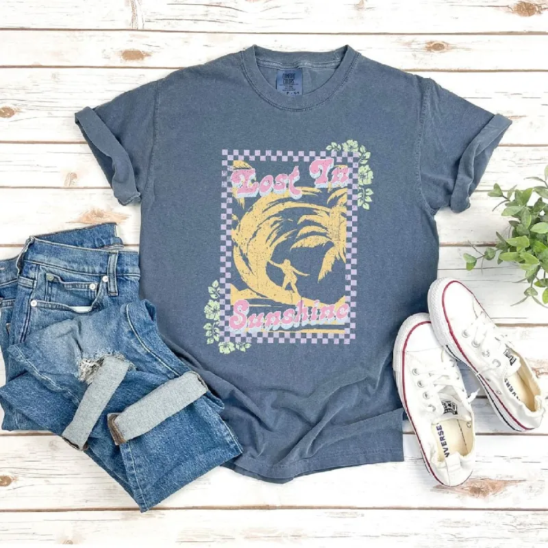 Lost In Sunshine Garment Dyed Tee sold by Zulily