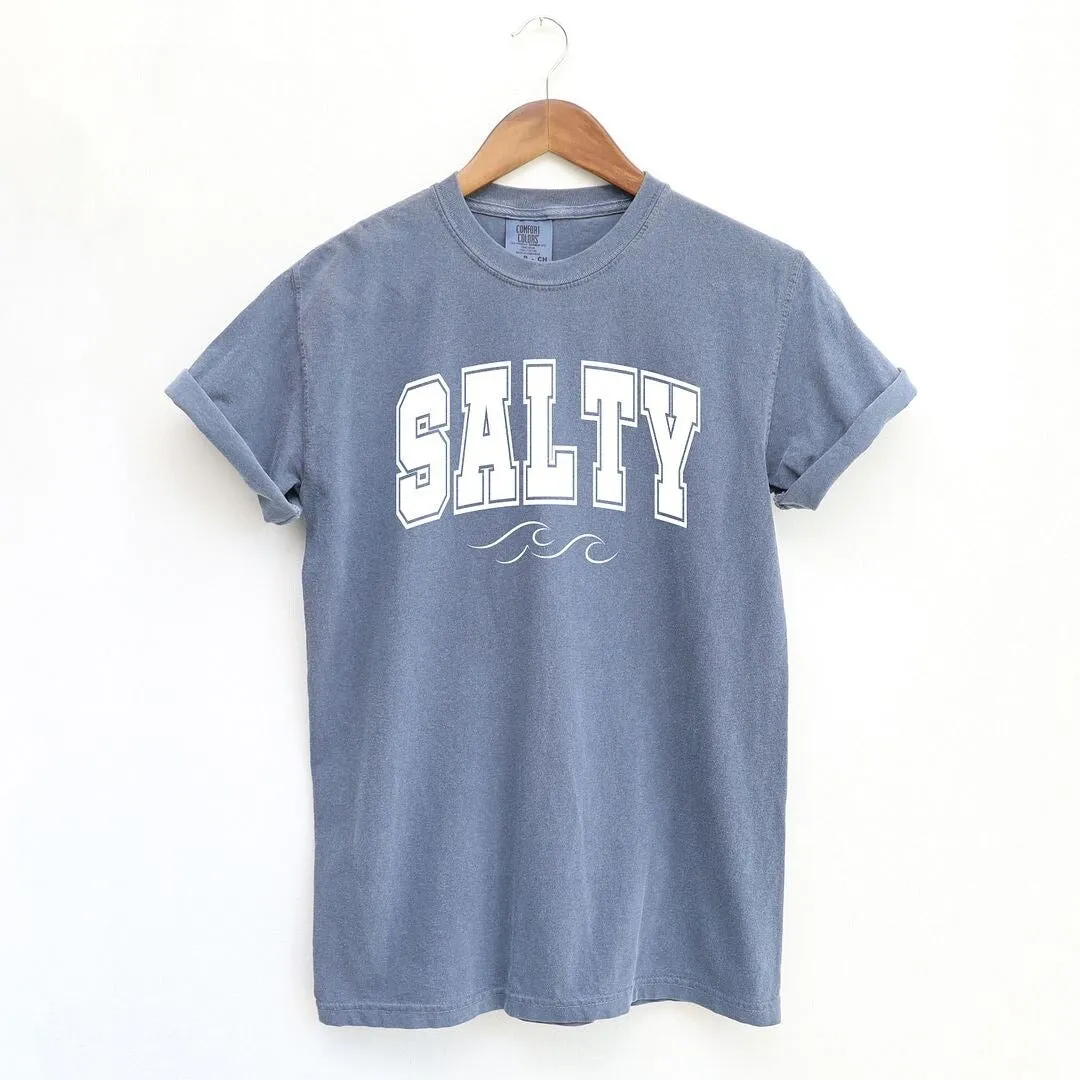 Salty Varsity Garment Dyed Tee sold by Zulily product image thumbnail 3