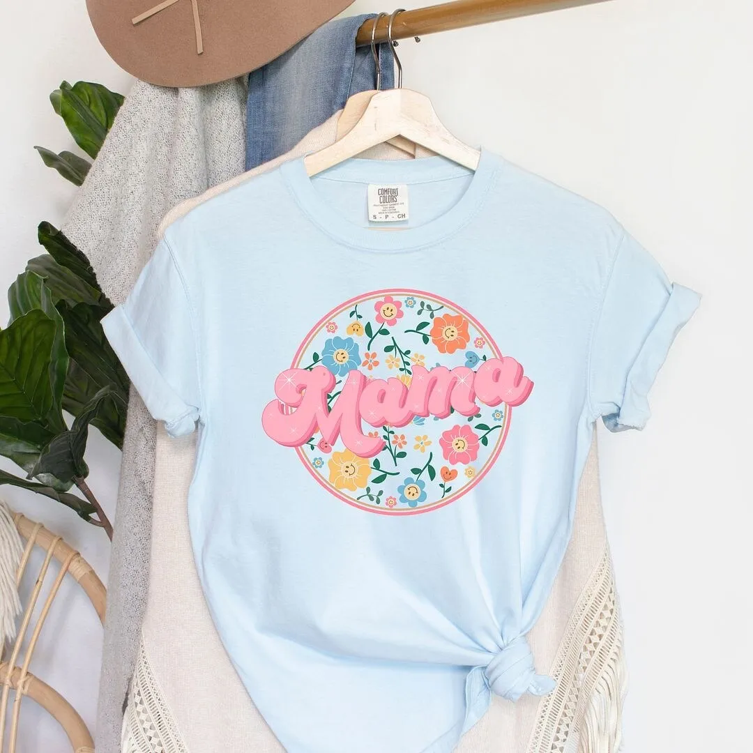 Mama Flowers Circle Garment Dyed Tee sold by Zulily product image thumbnail 2