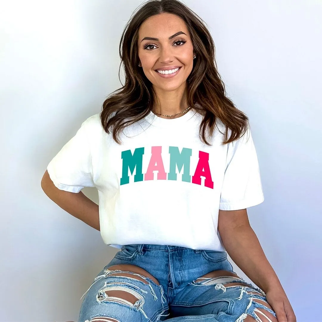 Bright Mama Block Garment Dyed Tee sold by Zulily product image thumbnail 4