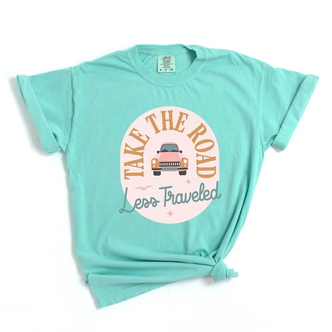 Road Less Traveled Car Garment Dyed Tee sold by Zulily product image thumbnail 3