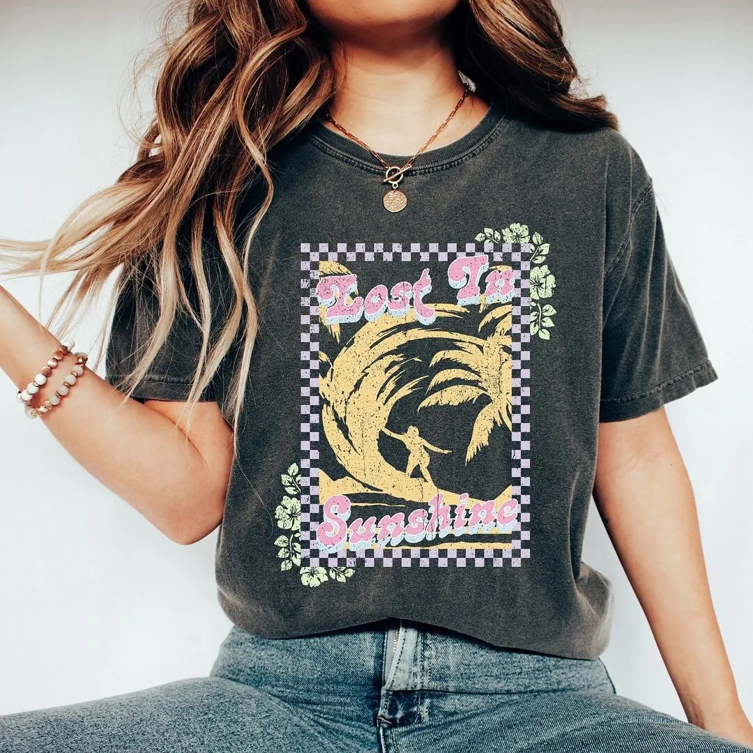 Lost In Sunshine Garment Dyed Tee sold by Zulily product image thumbnail 5