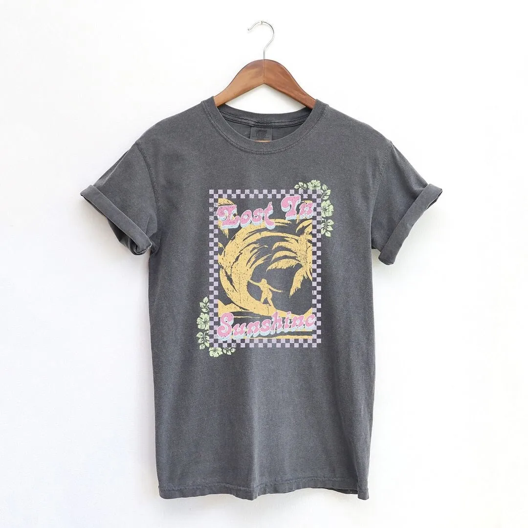 Lost In Sunshine Garment Dyed Tee sold by Zulily