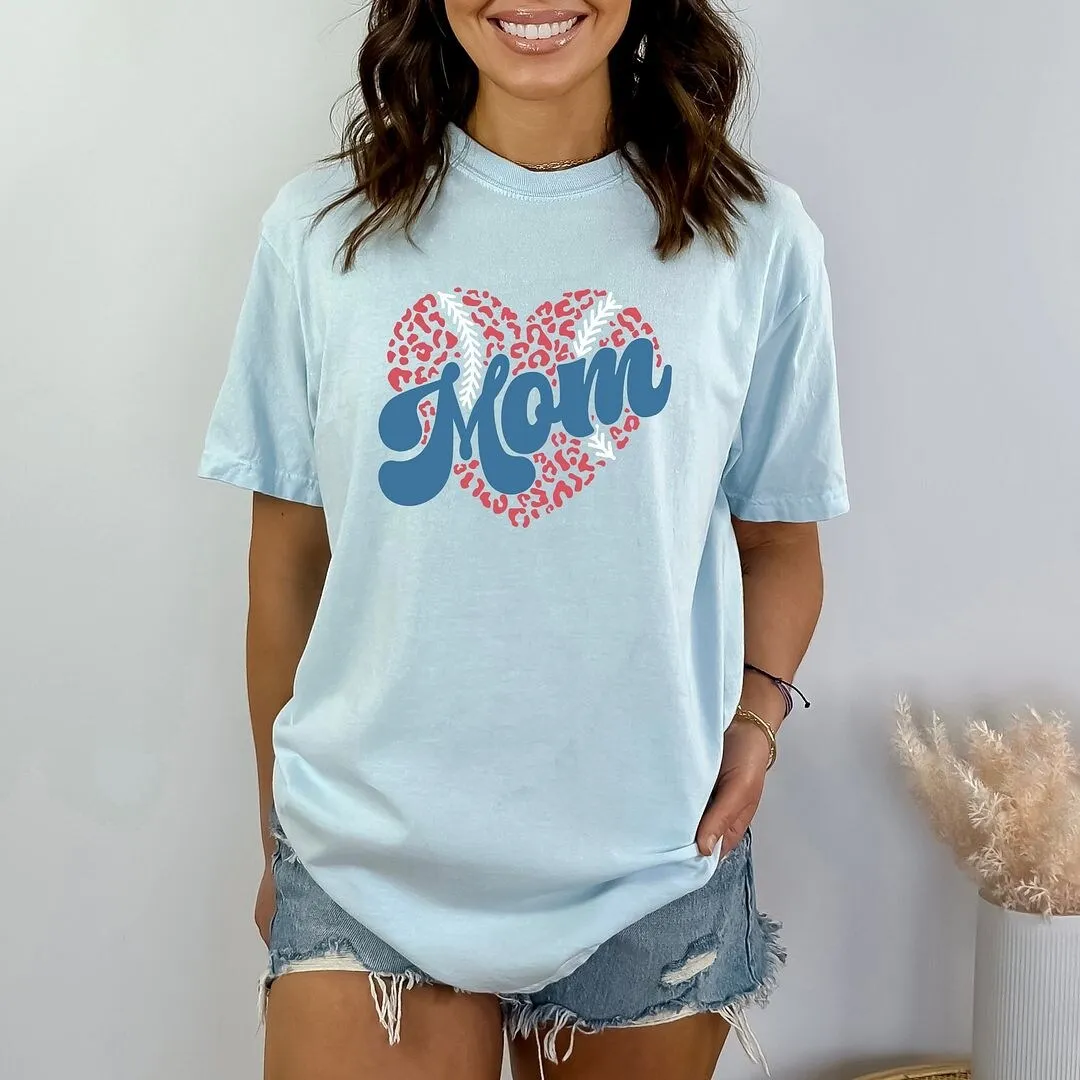 Baseball Mom Heart Garment Dyed Tee sold by Zulily product image thumbnail 2