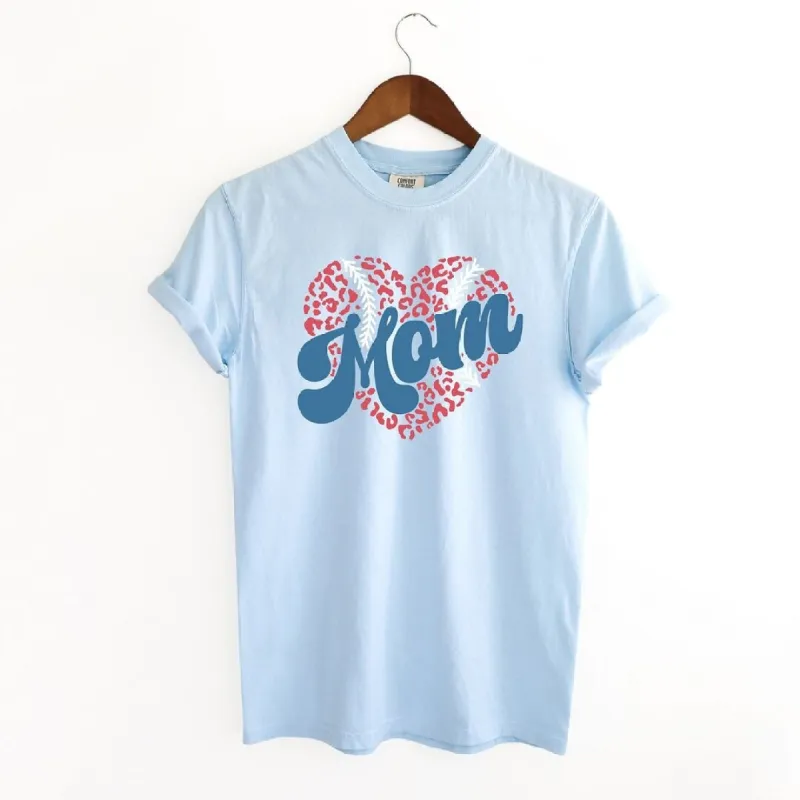 Baseball Mom Heart Garment Dyed Tee sold by Zulily