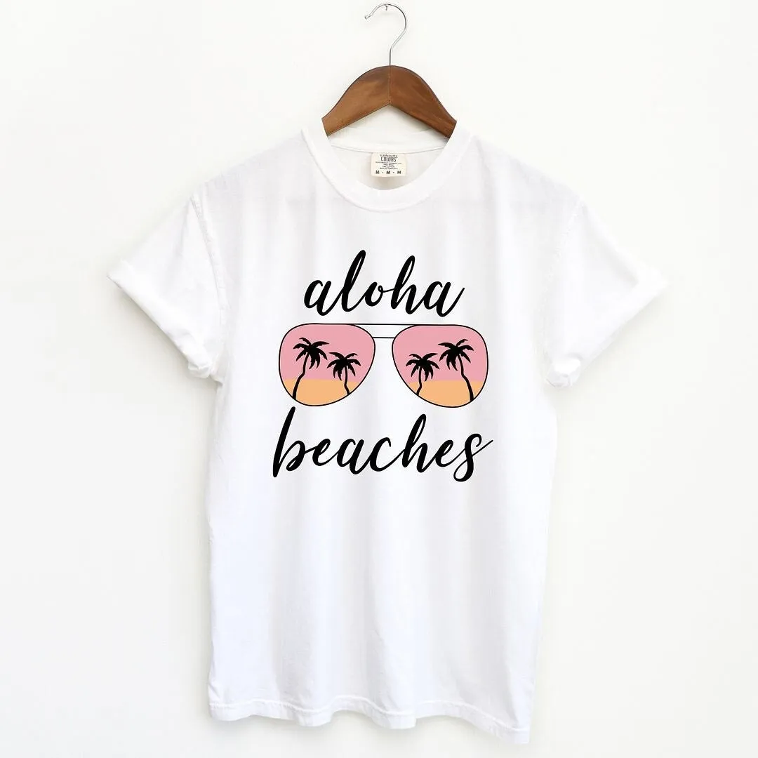 Aloha Beaches Sunglasses Garment Dyed Tee sold by Zulily product image thumbnail 3