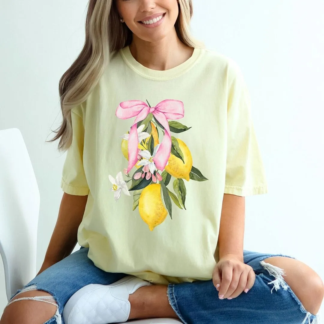 Coquette Lemon Bundle Garment Dyed Tee sold by Zulily product image thumbnail 2