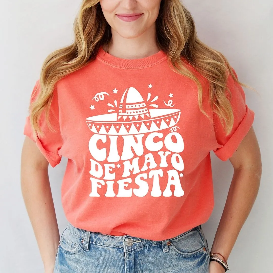 Cinco De Mayo Fiesta Garment Dyed Tee sold by Zulily