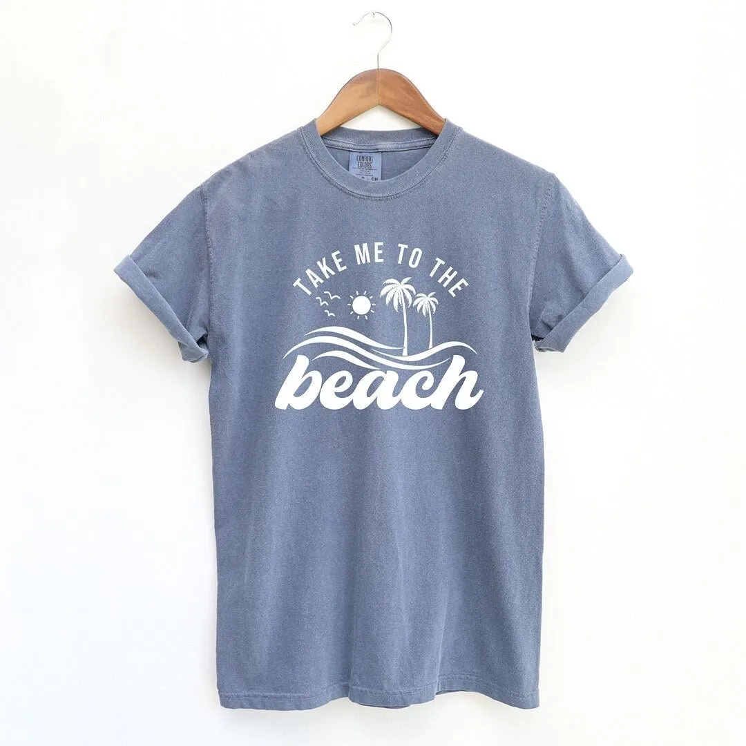 Take Me To The Beach Wave Garment Dyed Tee sold by Zulily product image thumbnail 4