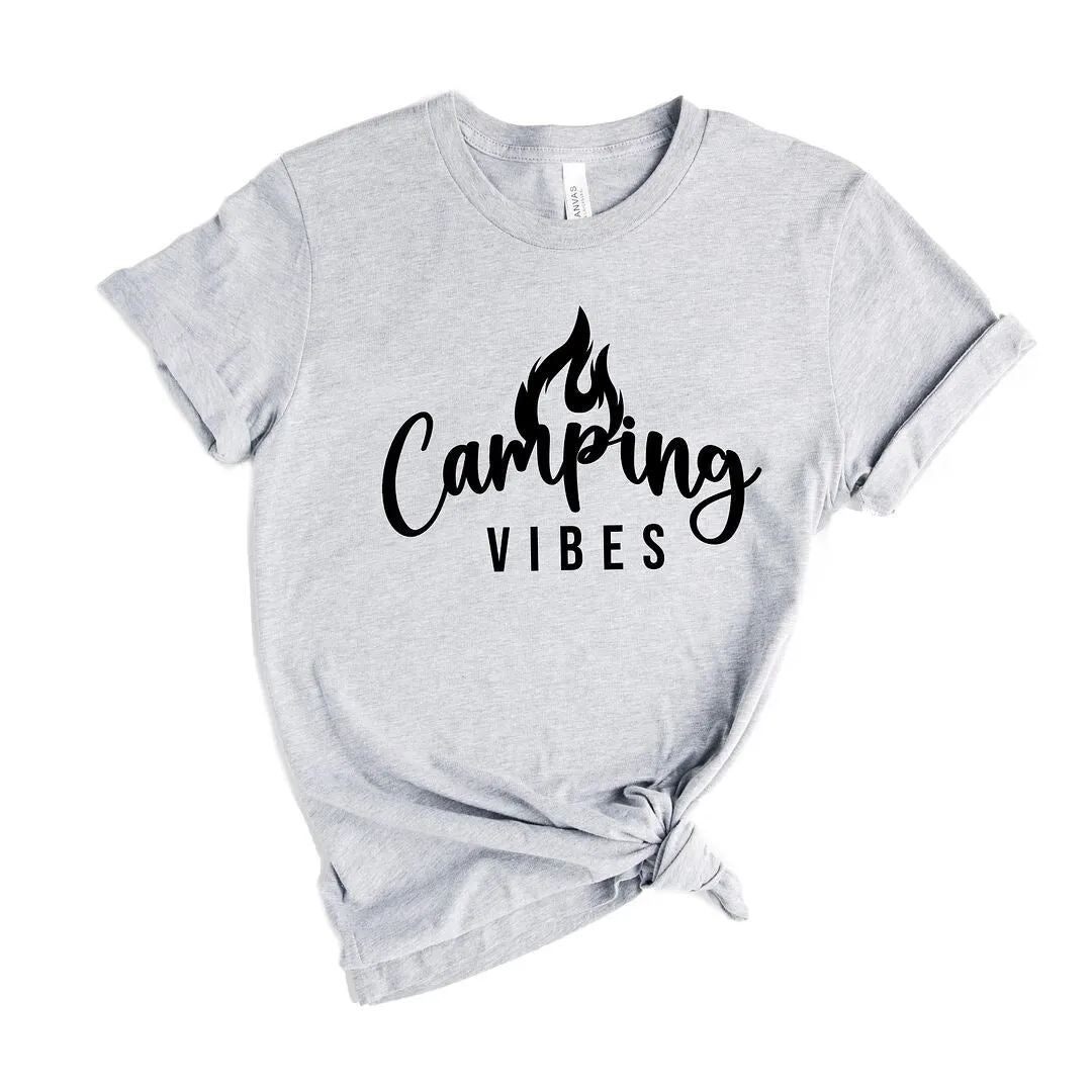 Camping Vibes Short Sleeve Crewnneck Tee sold by Zulily product image thumbnail 4