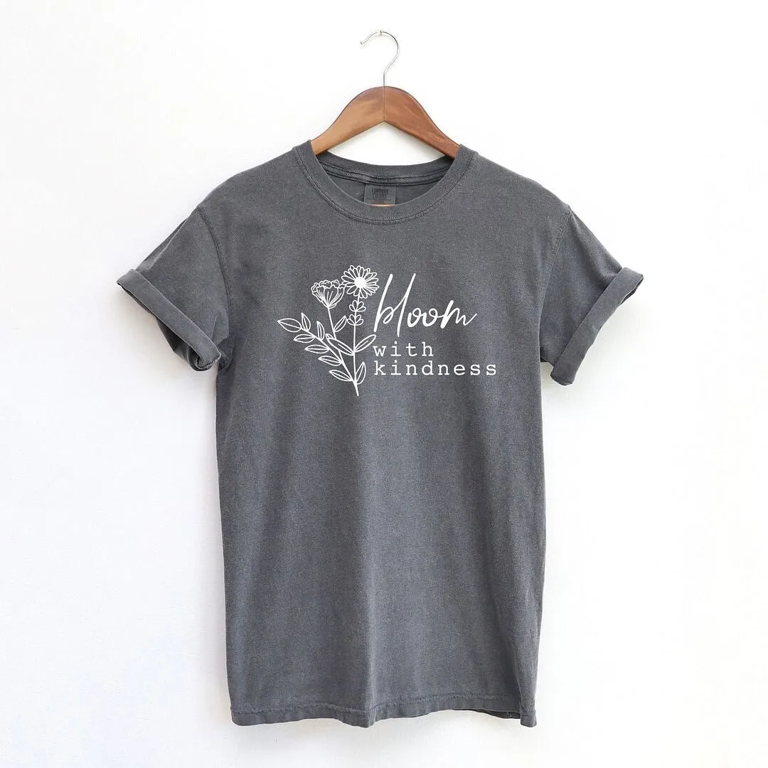 Bloom With Kindness Wildflower Garment Dyed Tee sold by Zulily product image thumbnail 2