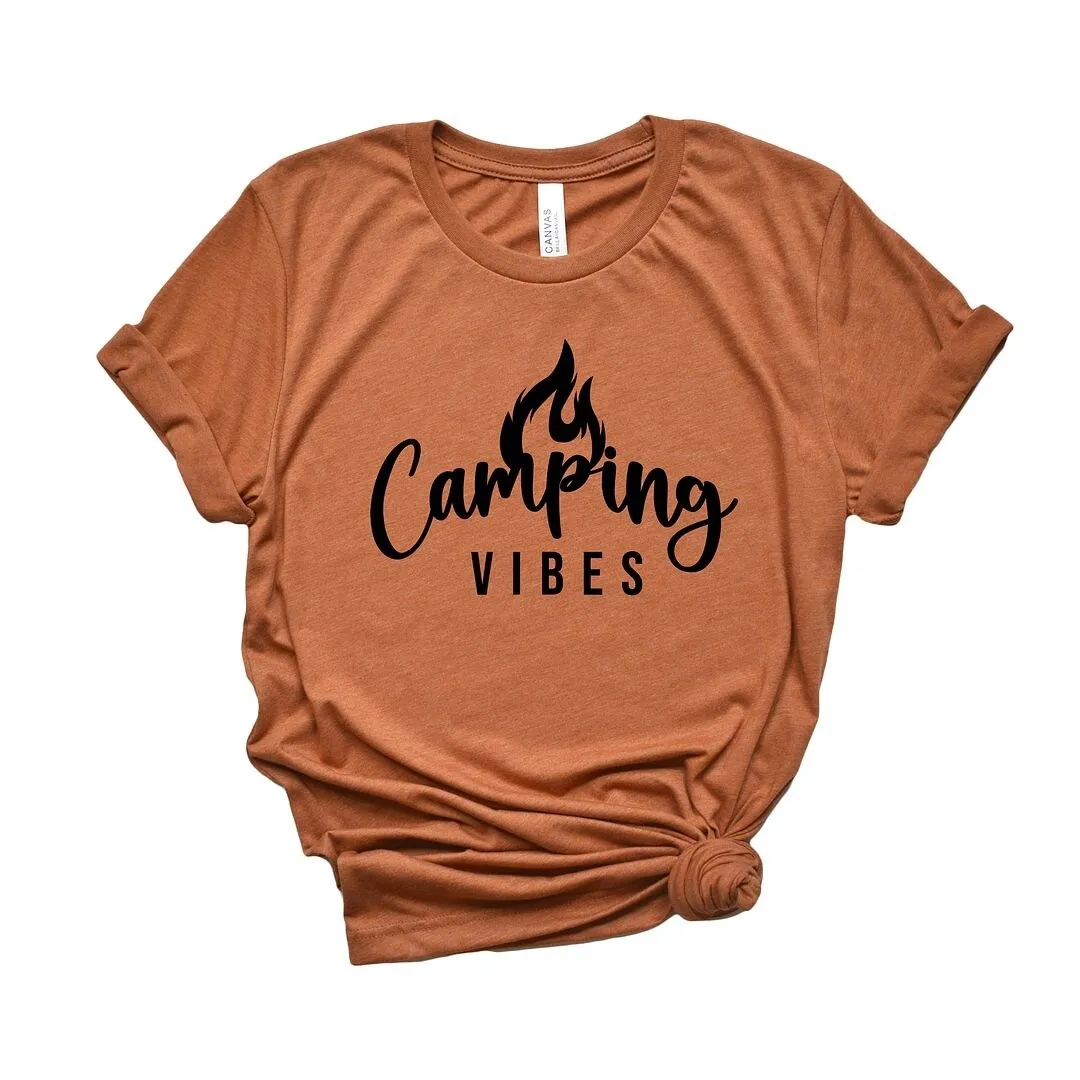 Camping Vibes Short Sleeve Crewnneck Tee sold by Zulily product image thumbnail 3
