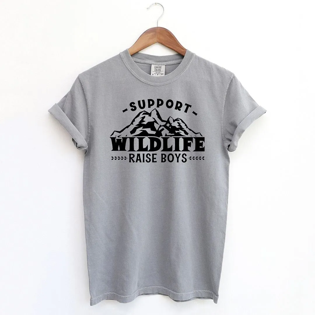 Support Wildlife Raise Boys Garment Dyed Tee sold by Zulily product image thumbnail 4