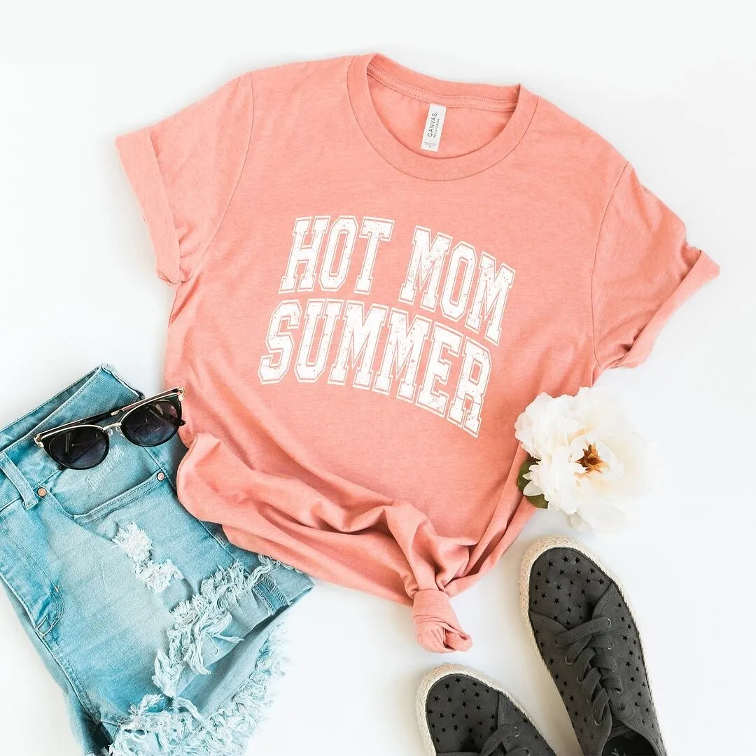 Hot Mom Summer Short Sleeve Crewnneck Tee sold by Zulily product image thumbnail 3