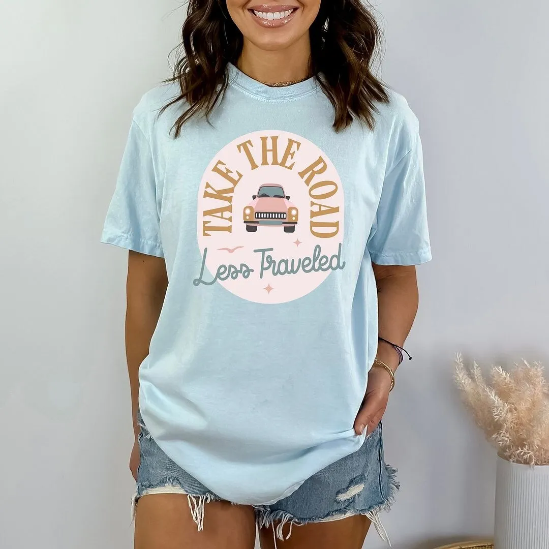 Road Less Traveled Car Garment Dyed Tee sold by Zulily product image thumbnail 4