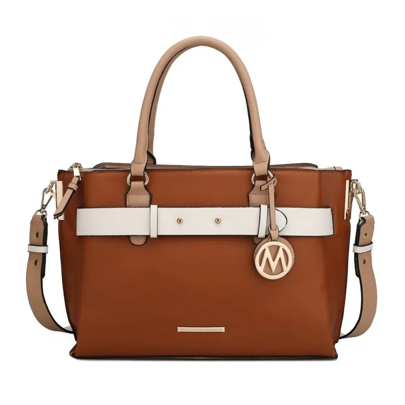 Mkfcollection Jamie Shoulder Bag Vegan Leather Designer Handbag sold by Zulily