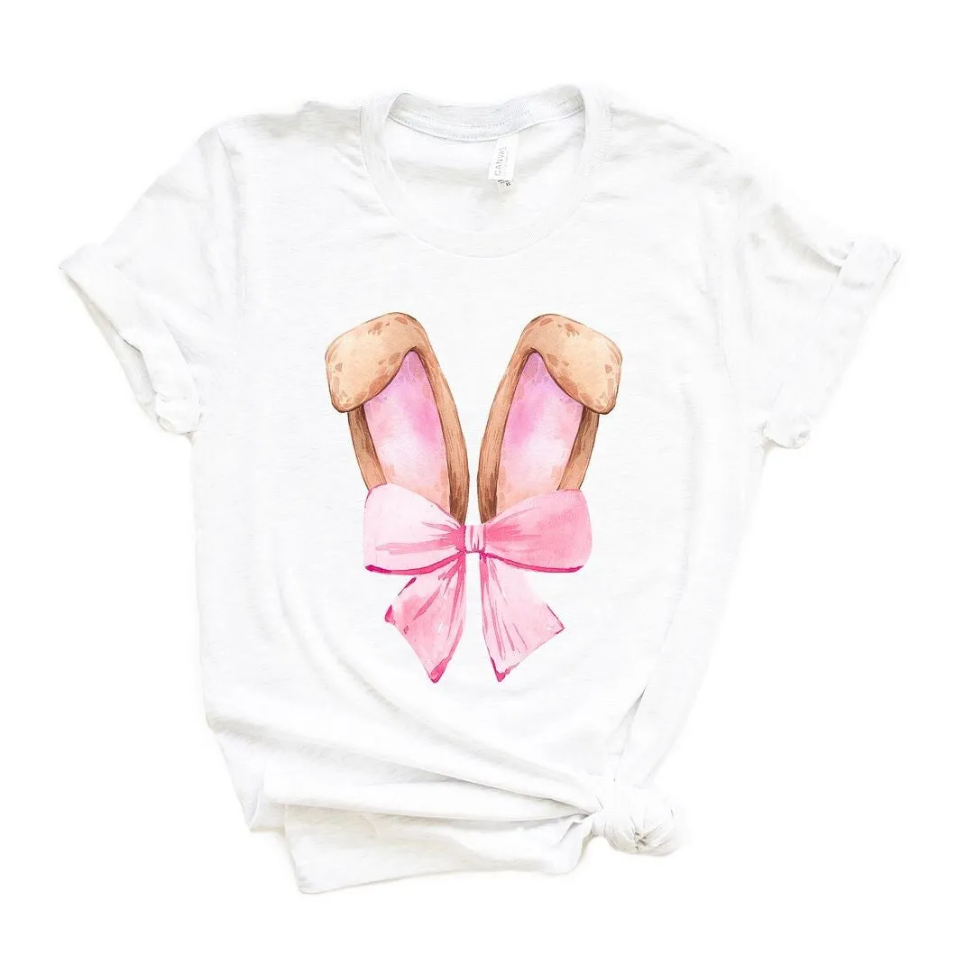 Coquette Bunny Ears Short Sleeve Crewnneck Tee sold by Zulily product image thumbnail 4