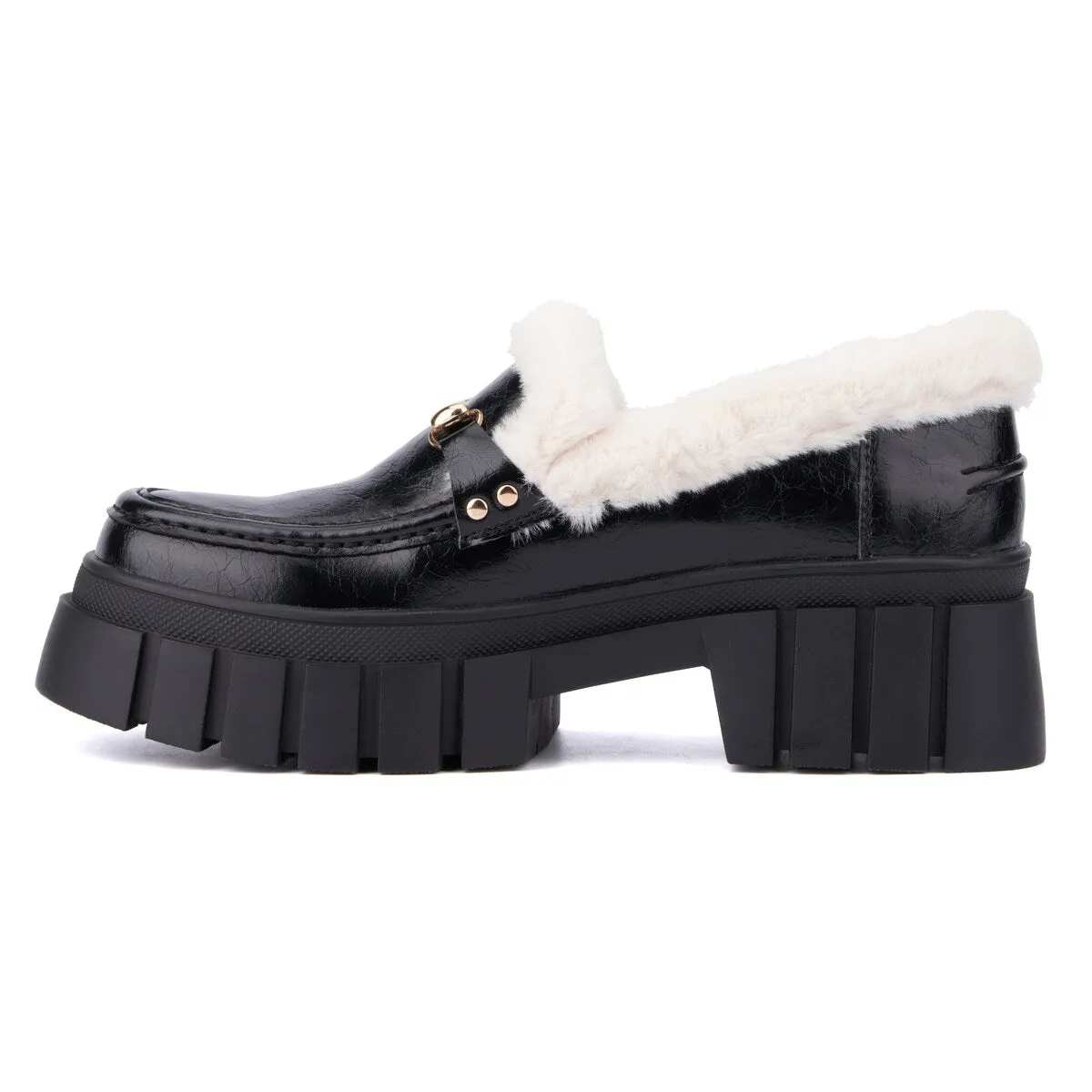 New York & Company Women's Seraphina 2- Cozy Chunky Lug Sole Loafers Loafer Casual Shoe sold by Zulily product image thumbnail 3