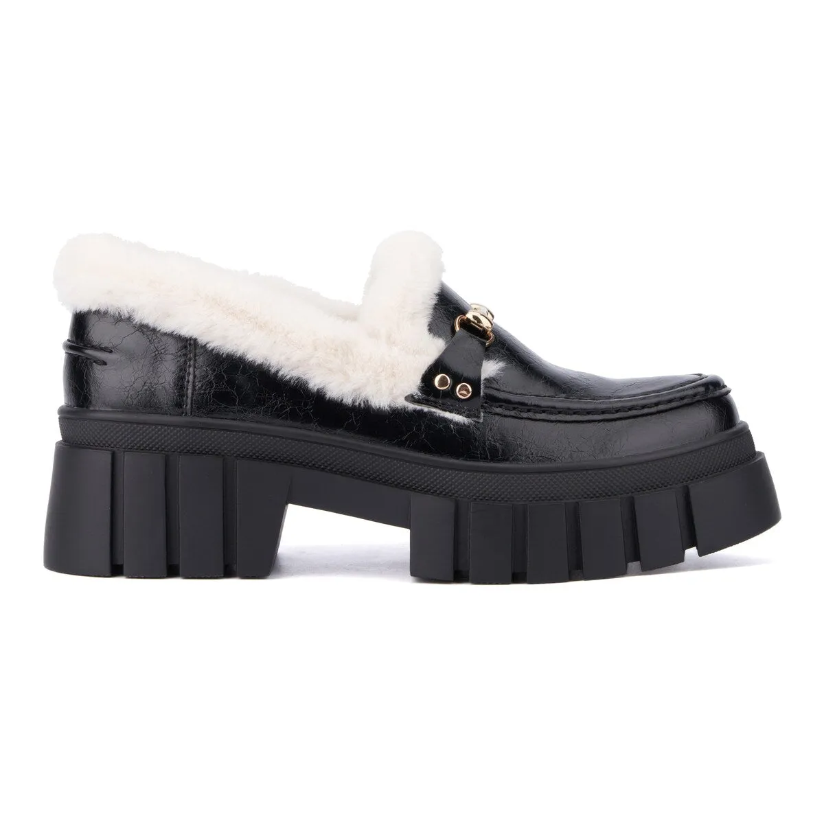 New York & Company Women's Seraphina 2- Cozy Chunky Lug Sole Loafers Loafer Casual Shoe sold by Zulily product image thumbnail 2
