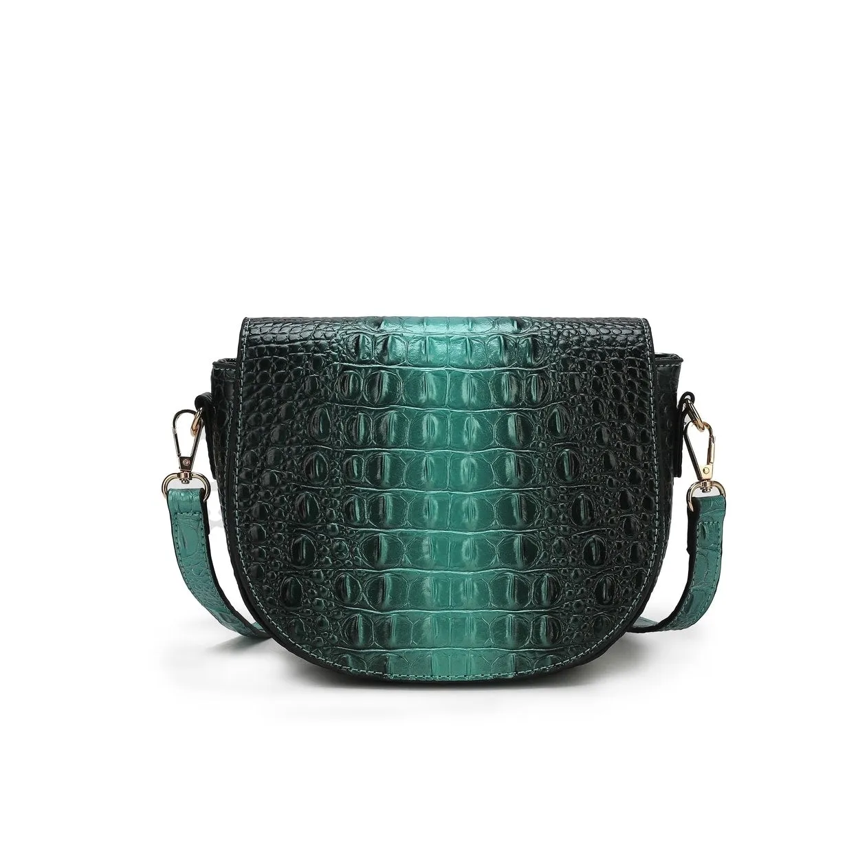 Amalia False Croc-Embossed Crossbody Bag sold by Zulily product image thumbnail 3