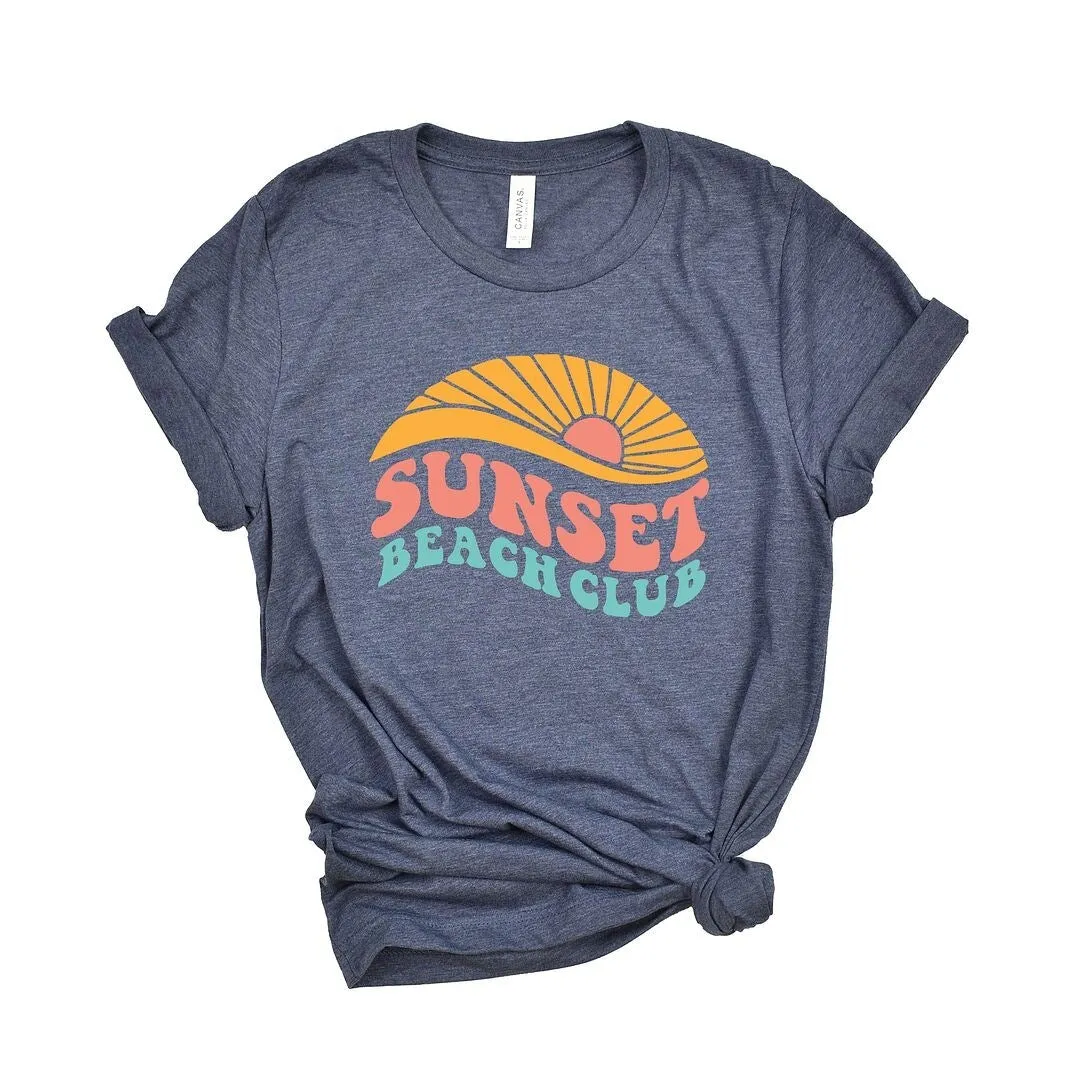 Sunset Beach Club Short Sleeve Crewnneck Tee sold by Zulily product image thumbnail 5