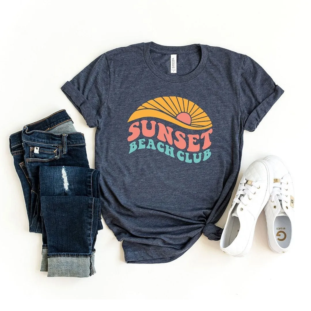 Sunset Beach Club Short Sleeve Crewnneck Tee sold by Zulily product image thumbnail 4