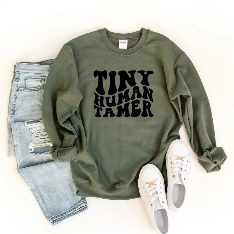 Tiny Human Tamer Graphic Sweatshirt sold by Zulily