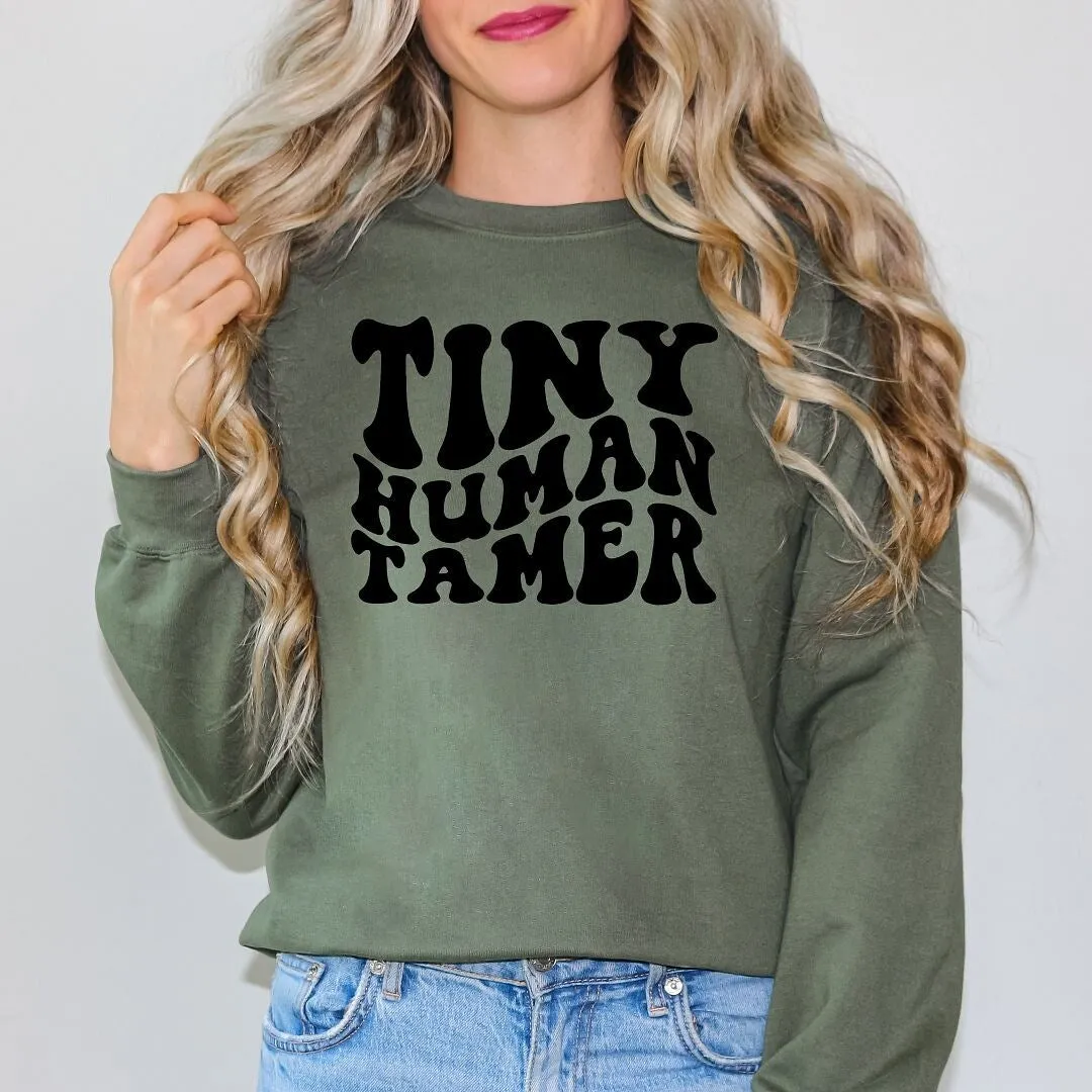 Tiny Human Tamer Graphic Sweatshirt sold by Zulily product image thumbnail 3