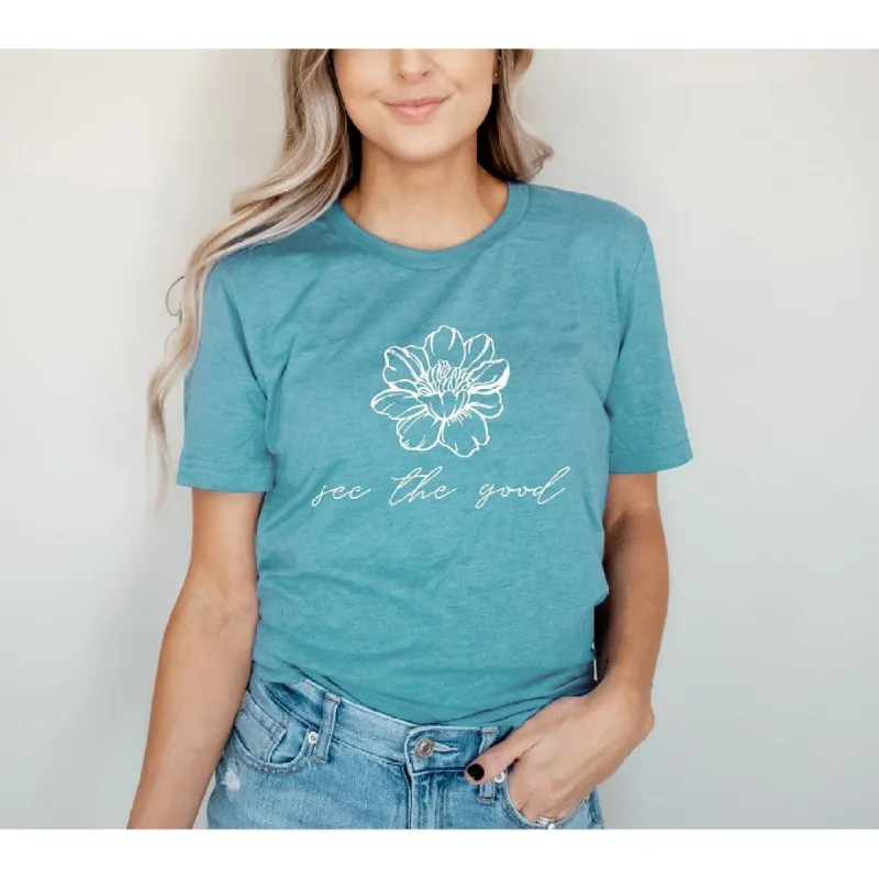 See The Good Wildflower Short Sleeve Crewnneck Tee sold by Zulily