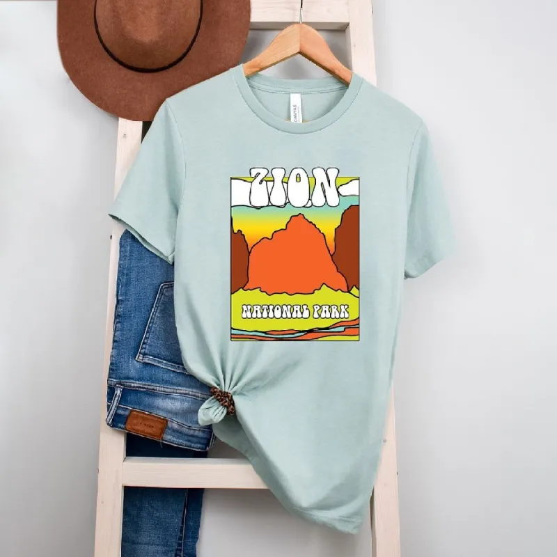 Vintage Zion Short Sleeve Crewnneck Tee sold by Zulily