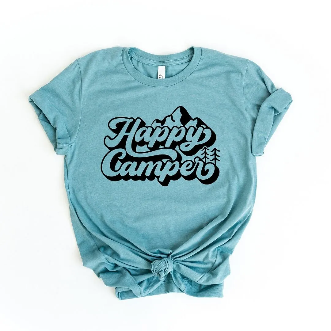 Happy Camper Mountain Short Sleeve Crewnneck Tee sold by Zulily product image thumbnail 2